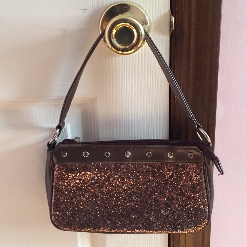 Limited Too Brown Sequin Girls Purse